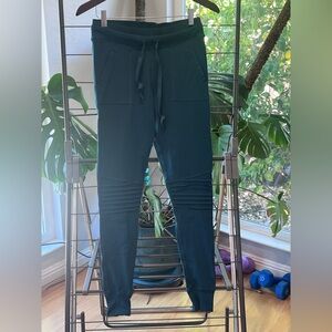 MonoB Dark Green/Teal Moto Jogger Pants